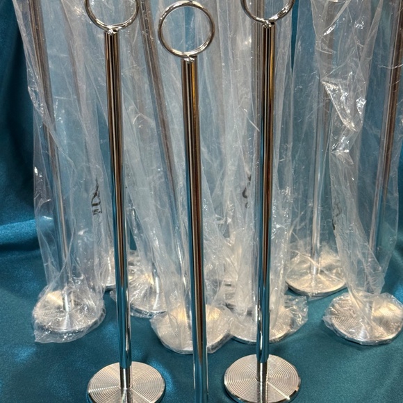 12 pieces 12 Inch Metal Table Number Holders Card Stands Wedding Garage Sales - Picture 4 of 4